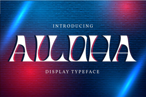 Alloha Font for Editorial Design and Content Creation