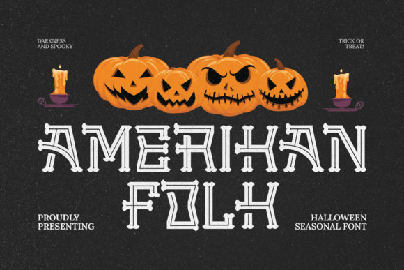 Amerikan Folk: A Spooky Font That Boosts Brand Identity