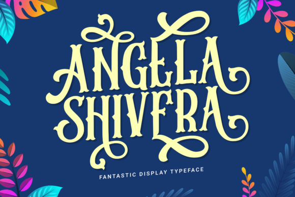 Angela Shivera: A Stylish Display Font for Modern Web Design