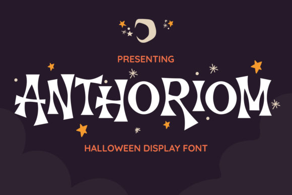 Anthuriom: A Spooky Display Font for Branding with a Twist