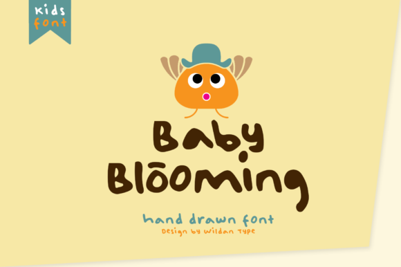 Baby Blooming Font for Editorial Design