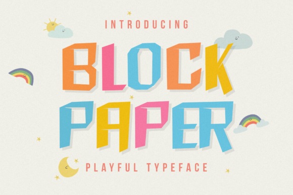 Block Paper: A Bold Display Font for Editorial Design