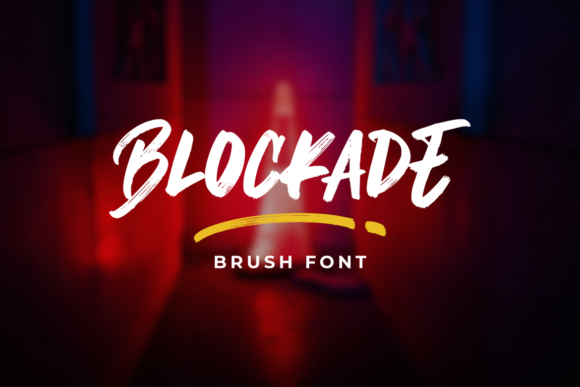 Blockade Font for Web Design and Branding
