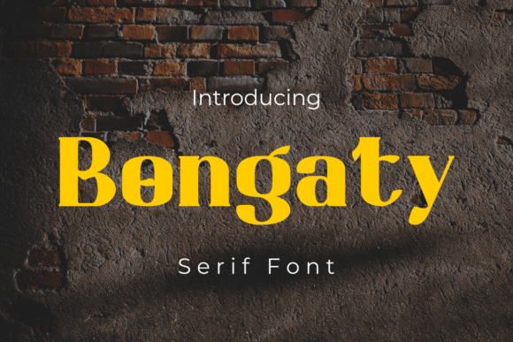 Bongaty: A Bold Display Font for Modern Web Design