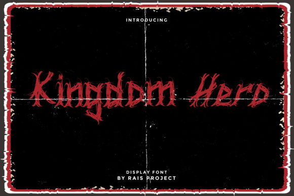 Bringing Halloween Spirit to Life with Kingdom Hero Font