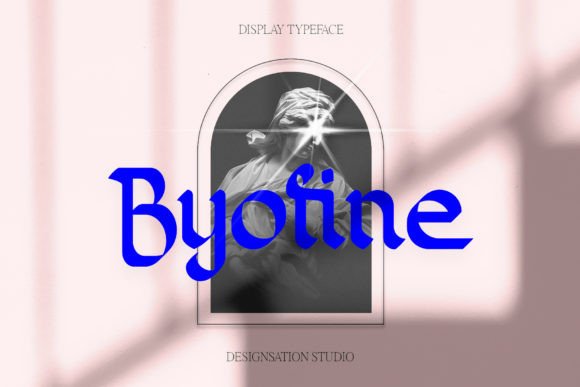 Byofine: A Modern Display Font for Editorial Design