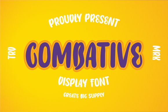 Combative Font: A Playful Touch for Your Brand
