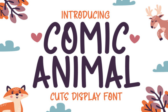 Comic Animal: A Trendy Display Font for Web Design