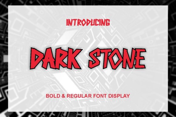 Dark Stone: A Bold Display Font for Web Design