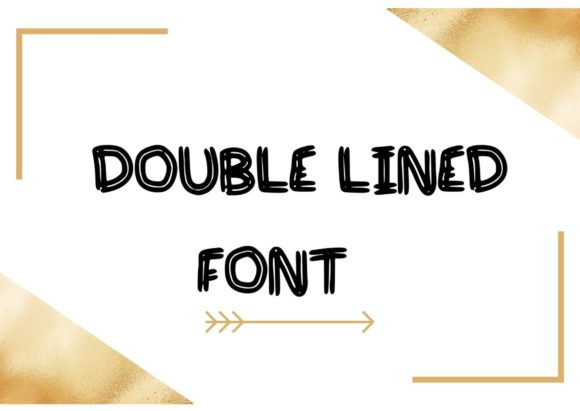 Double Lined: A Designer’s Take on a Bold Display Font
