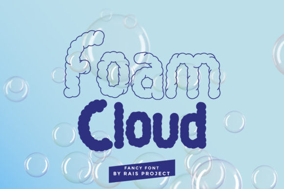 Foam Cloud: A Playful Display Font for Modern Web Design