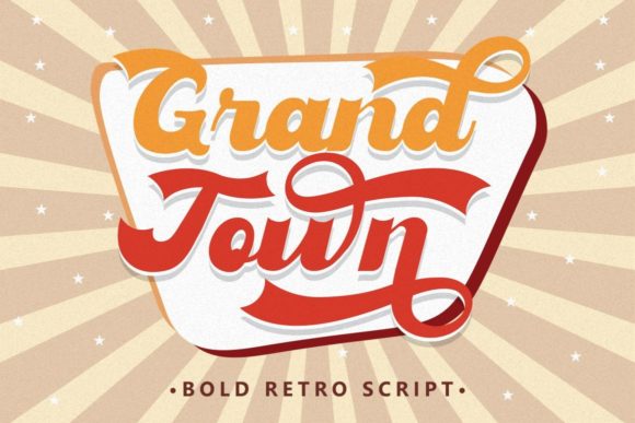 Grandtown: A Bold Display Font for Modern Branding