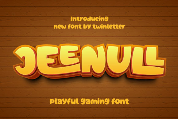 Jeenull: A Playful Display Font for Your Brand