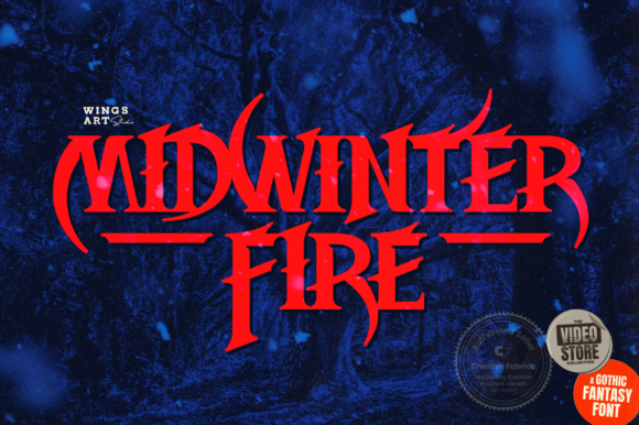 Midwinter Fire Font for Bold Campaign Headlines