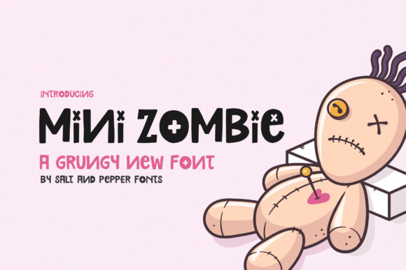 Mini Zombie: A Display Font for Bold Visual Statements