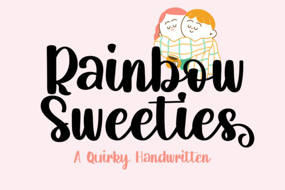 Rainbow Sweeties Font for Handmade Creations