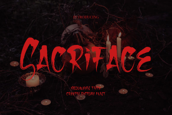 Sacriface Font for Editorial Projects