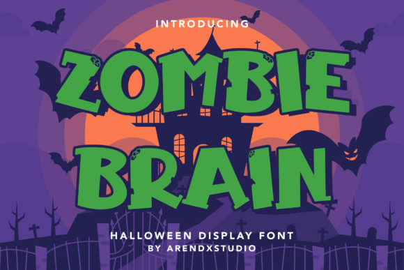 Zombie Brain Font for Editorial Design
